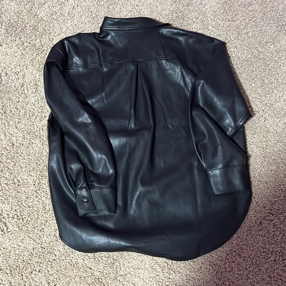Juicy couture faux leather button up - Picture 5 of 5